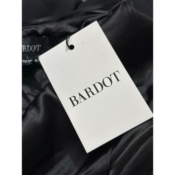 Bardot Womens Vienna Black Open Back Midi Cocktail And Party Dress Size 4 - Picture 5 of 10